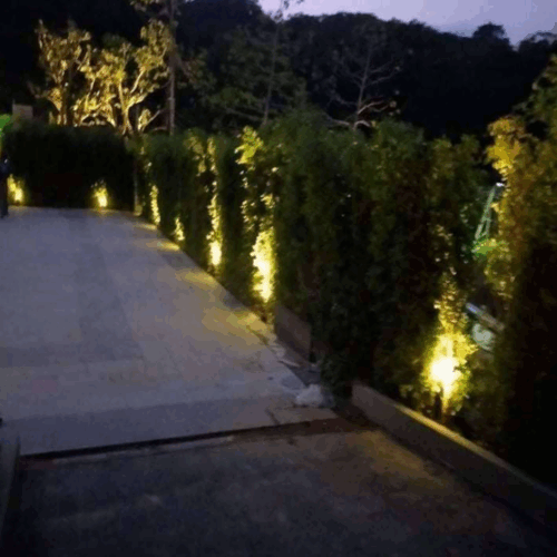 ผลงานติดตั้งระบบแสงสว่างภายนอก